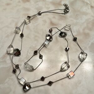 Silver Beaded Necklace